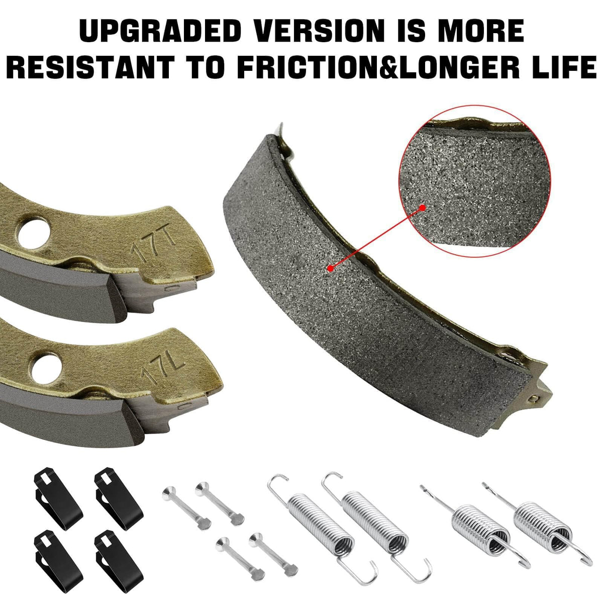 LEAPGOMAX Club Car brake springs kit side view with two spring sets