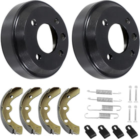 LEAPGOMAX Club Car DS brake drum 1981-1994, durable replacement for reliable stopping