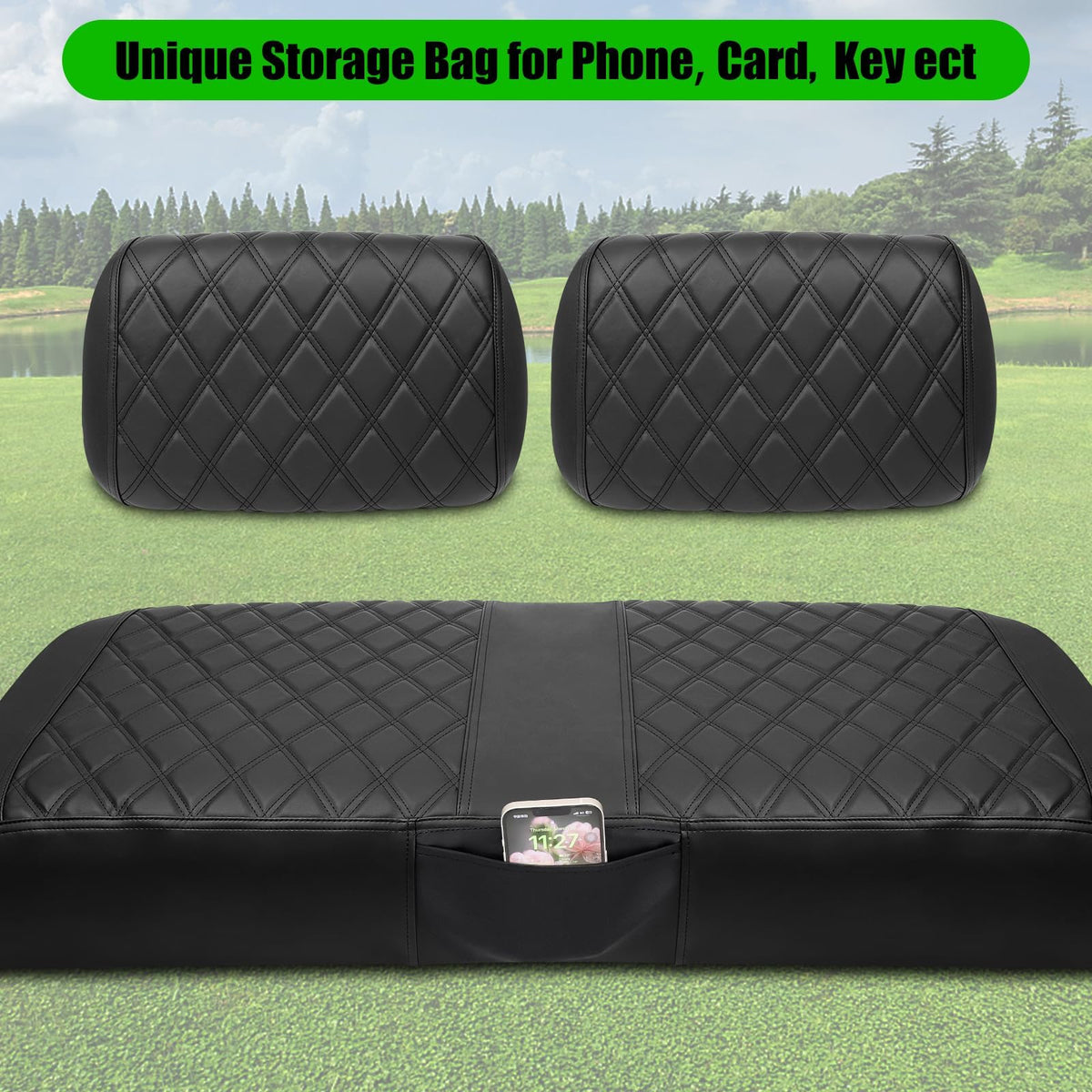 LEAPGOMAX Club Car DS diamond arrow stripe design refreshes the look.