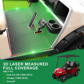 LEAPGOMAX DS floor mat anti-slip hex pattern for stable footing.