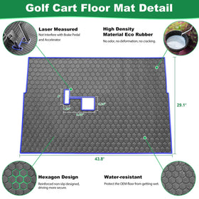 High-density natural rubber on LEAPGOMAX resists heat, cold, odor, and cracking.
