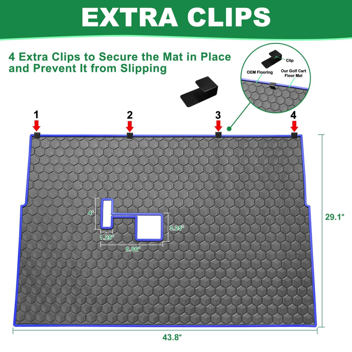 Rinse and wipe LEAPGOMAX mat for a quick refresh.