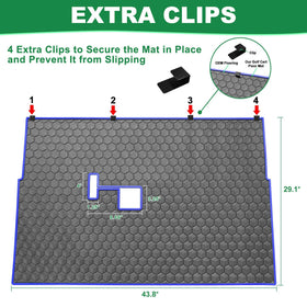 Rinse and wipe LEAPGOMAX mat for a quick refresh.