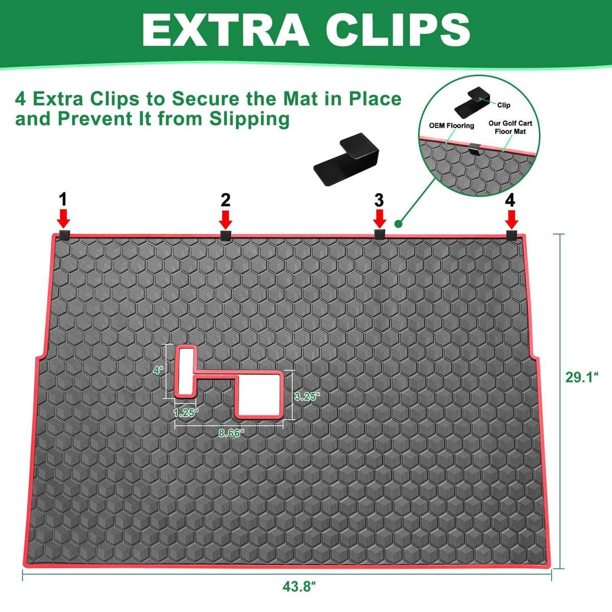 LEAPGOMAX anti-slip surface resists mud and water.