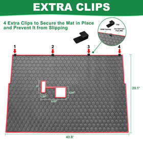 LEAPGOMAX anti-slip surface resists mud and water.