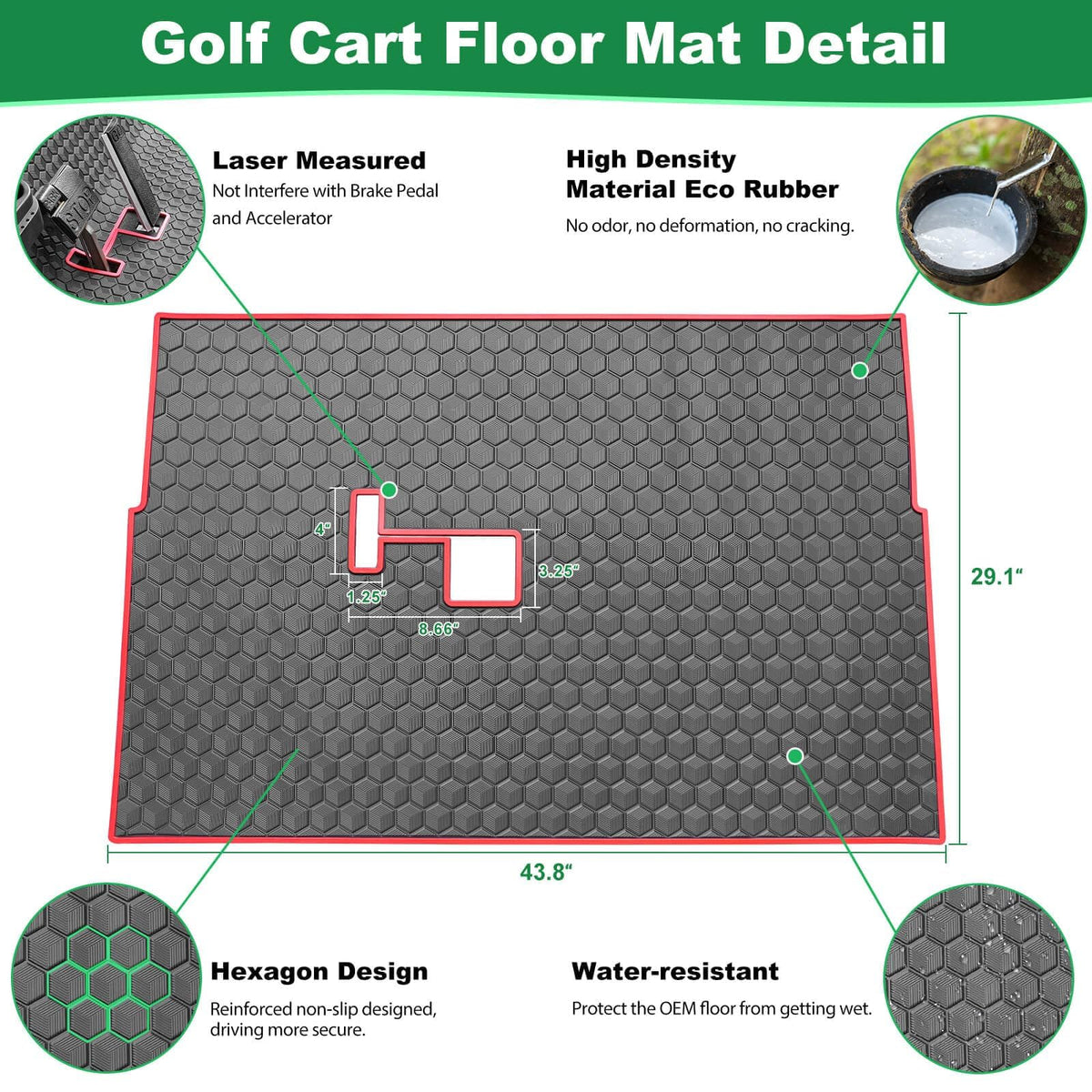 LEAPGOMAX laser-measured-fit ensures dash-to-seat coverage.