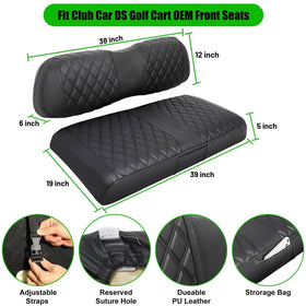 Easy installation with straps and buckles for LEAPGOMAX DS seat covers.