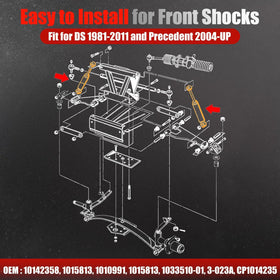 LEAPGOMAX DS Precedent shocks compatibility for OEM replacement reliability