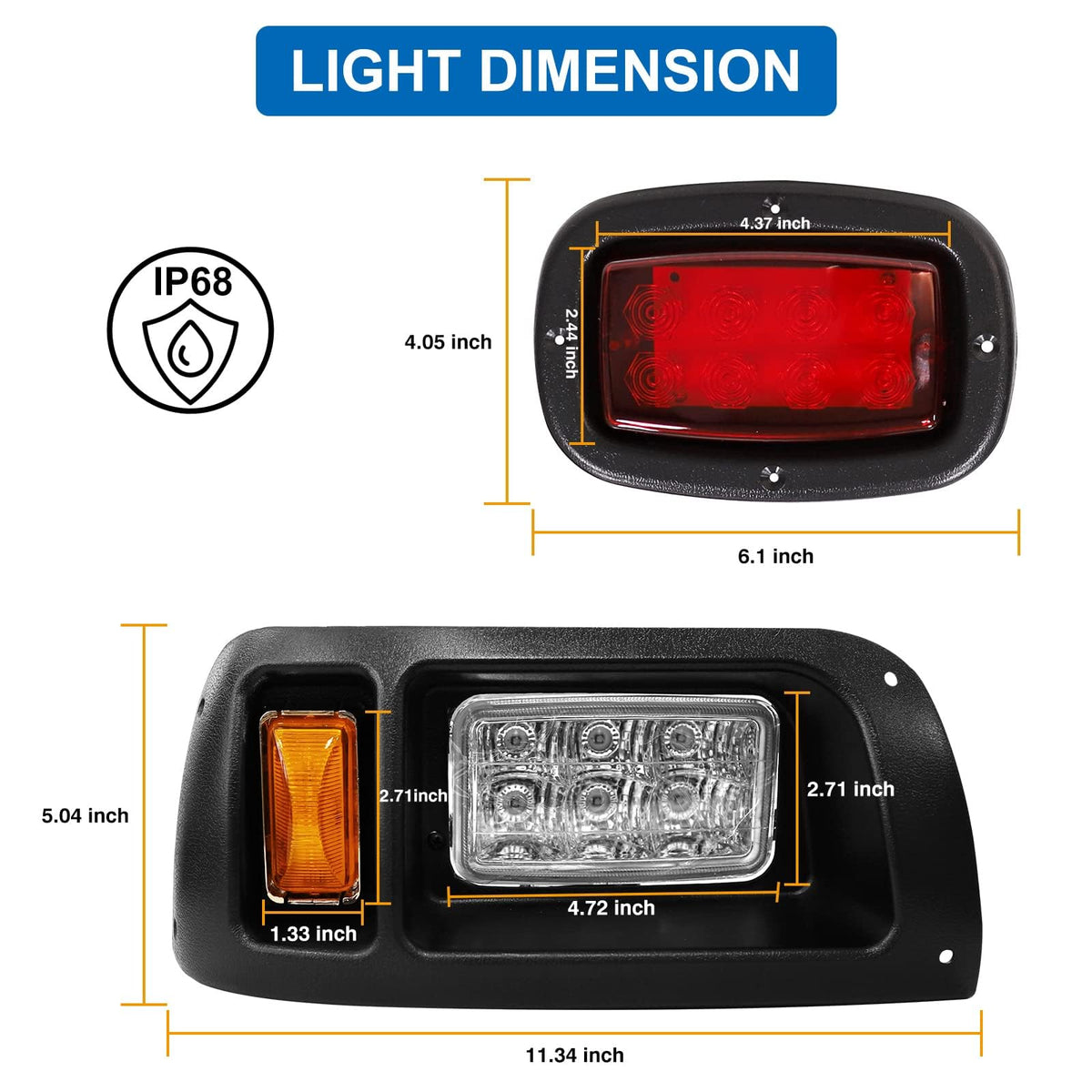 LEAPGOMAX switch for quick power control during cart rides.