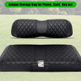 Water-repellent PVC leather on LEAPGOMAX DS seat covers resists spills.