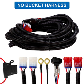 LEAPGOMAX wiring harness enabling reliable 12V installation.