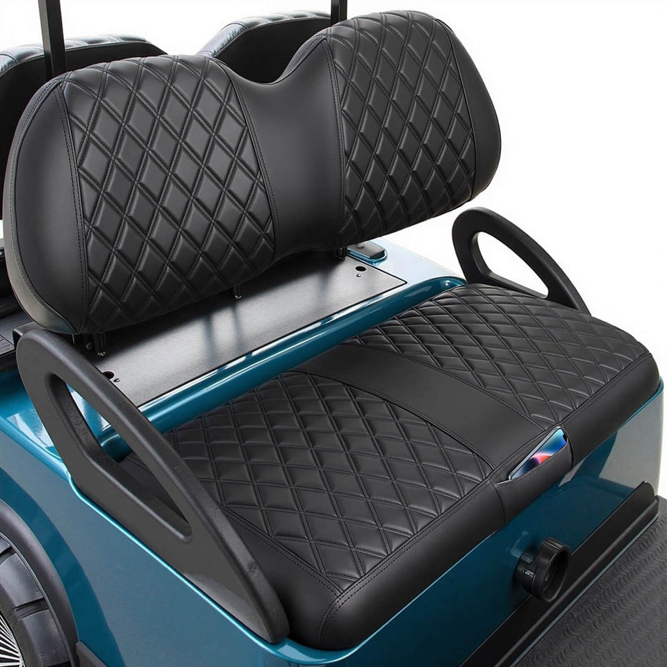 LEAPGOMAX Club Car Precedent backrest cover in durable PVC leather protects the seat