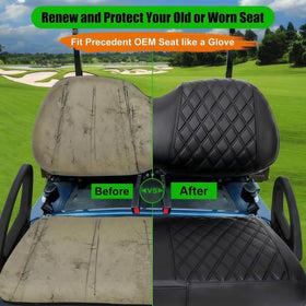 LEAPGOMAX Club Car Precedent bench cover adds protection and comfort