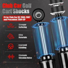 LEAPGOMAX Club Car rear shock left delivers smoother damping on bumps