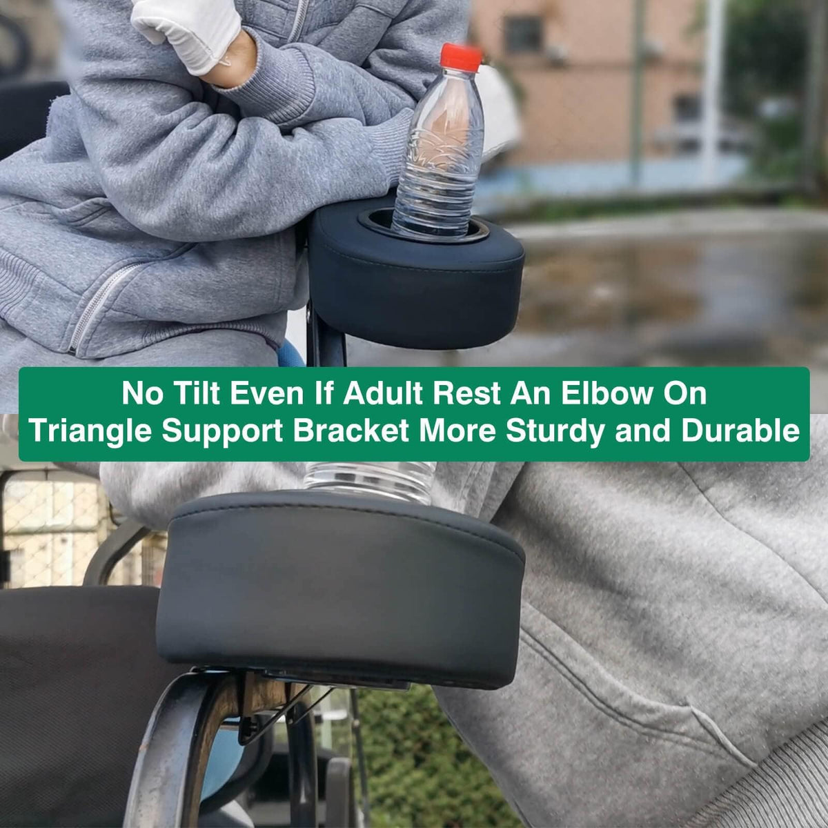 LEAPGOMAX premium armrest provides comfort during long cart rides