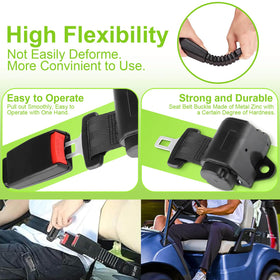 LEAPGOMAX DOT safety-certified seatbelt for street-use compatibility