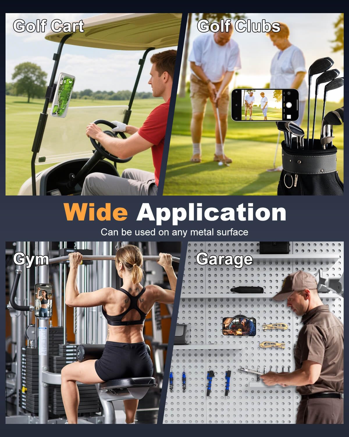 LEAPGOMAX quick snap-on action enables single-handed mounting.