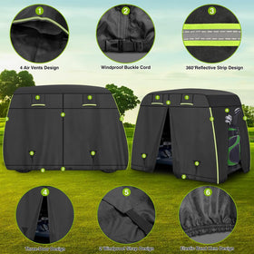 LEAPGOMAX durable stitching resists wear for long-term protection