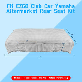 LEAPGOMAX easy-to-install, machine-washable seat cover for quick cleanup.
