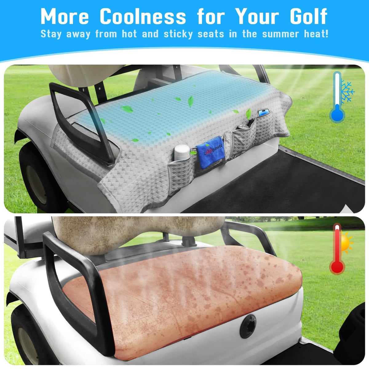 LEAPGOMAX extended non-slip design keeps the cover secure.