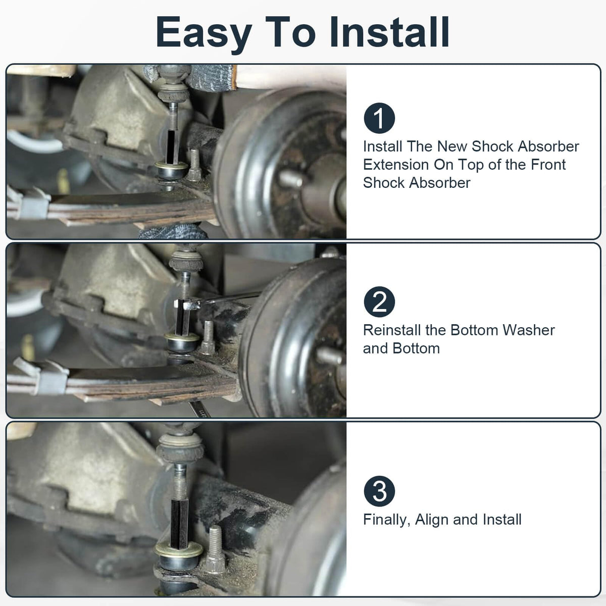 LEAPGOMAX extension rod with lift compatibility for simple install.