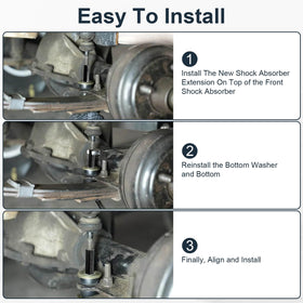 LEAPGOMAX extension rod with lift compatibility for simple install.