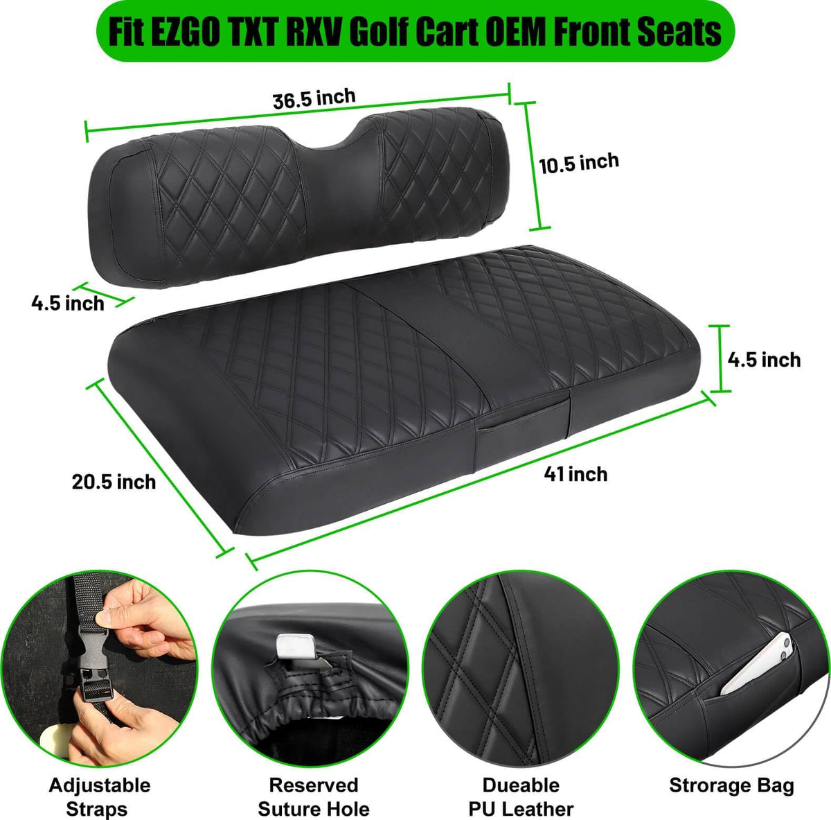 LEAPGOMAX EZGO breathable sponge layer emphasizes comfortable seating on long rides