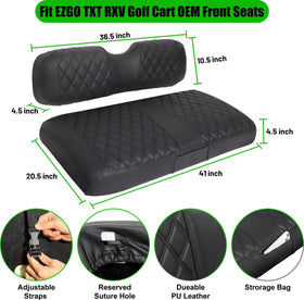 LEAPGOMAX EZGO breathable sponge layer emphasizes comfortable seating on long rides