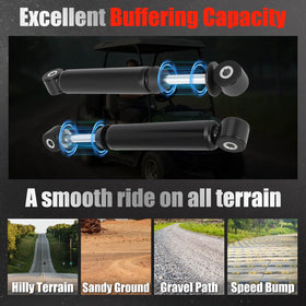 LEAPGOMAX rear suspension system maintains balance for passengers and cargo.