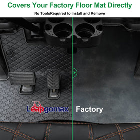 LEAPGOMAX EZGO RXV floor mat easy install for quick upgrade