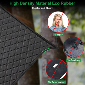 LEAPGOMAX EZGO RXV floor mat includes secure clips for stability