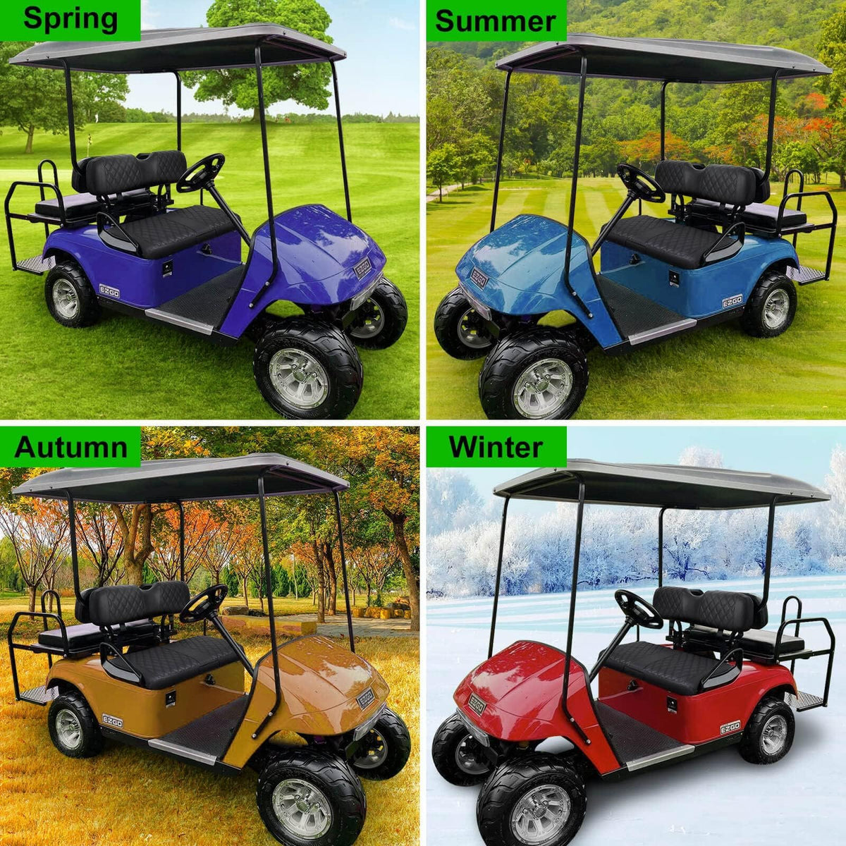 LEAPGOMAX EZGO surface protection resists scratches and fading in outdoor use