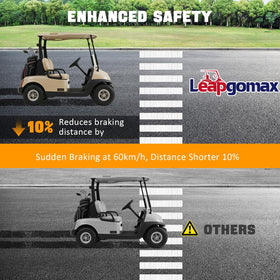 LEAPGOMAX EZGO brake shoes 70795G01 enabling consistent braking on inclines