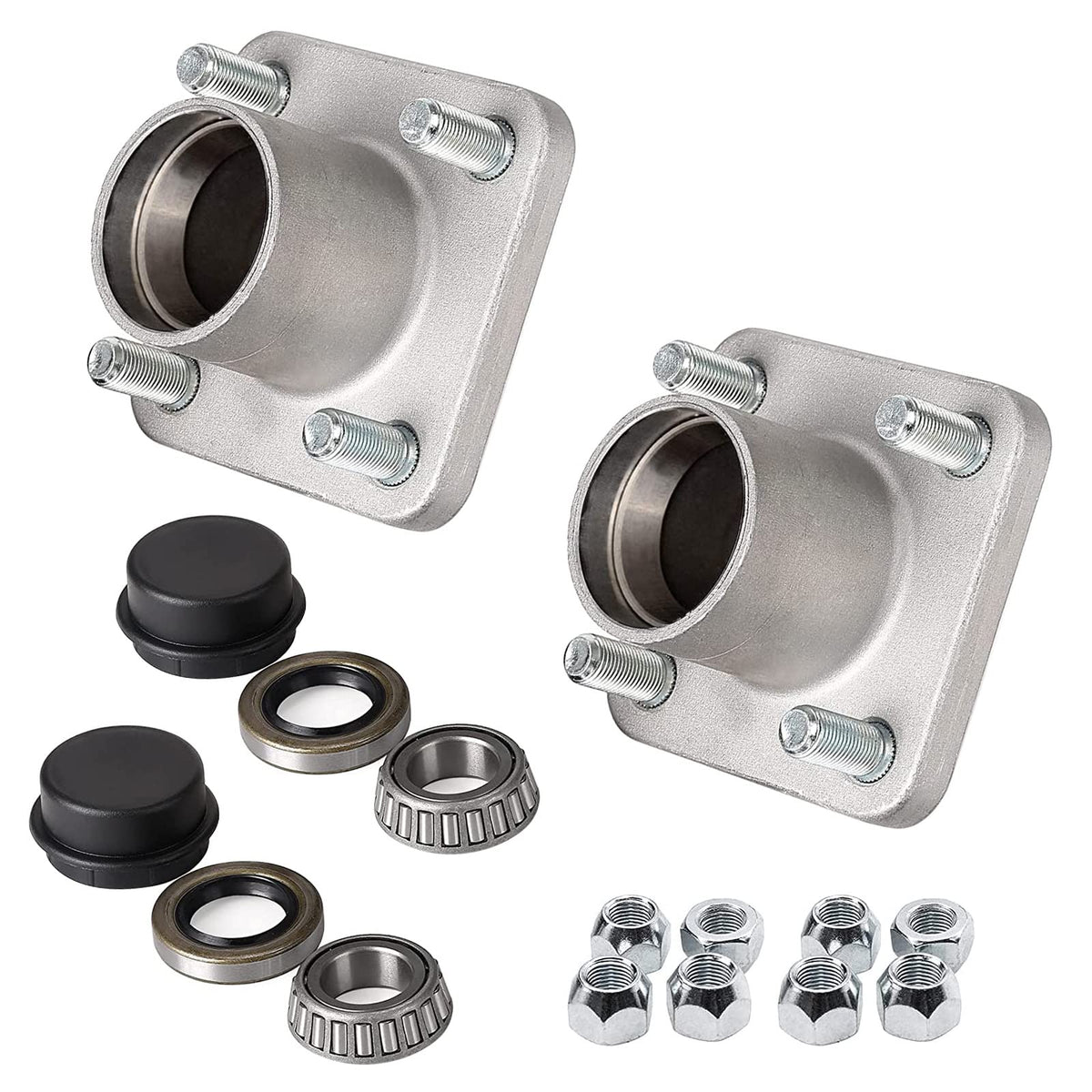 LEAPGOMAX EZGO TXT front hub assembly with bearings for smooth operation.