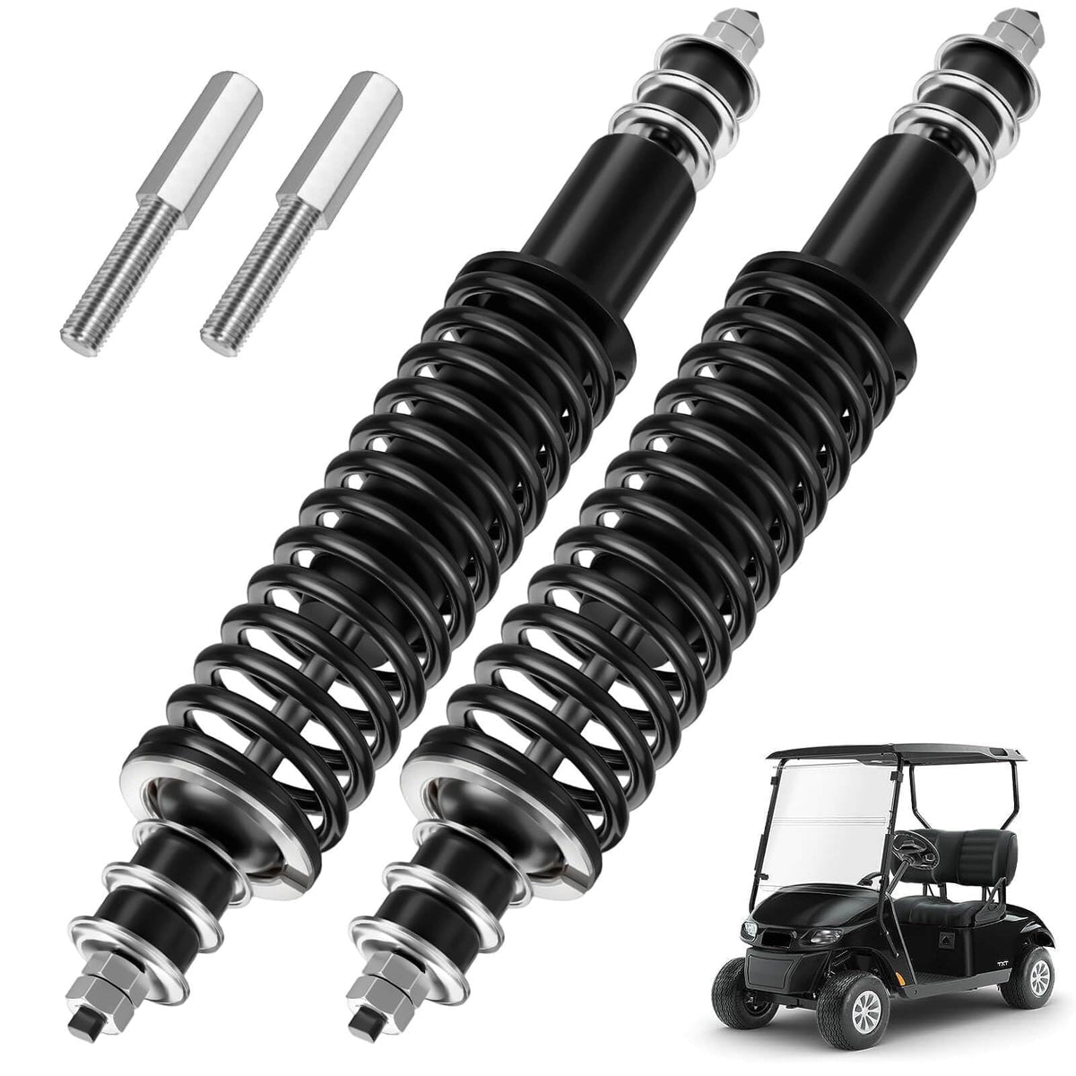 LEAPGOMAX EZGO TXT front shock offers smoother ride and robust front-end support.