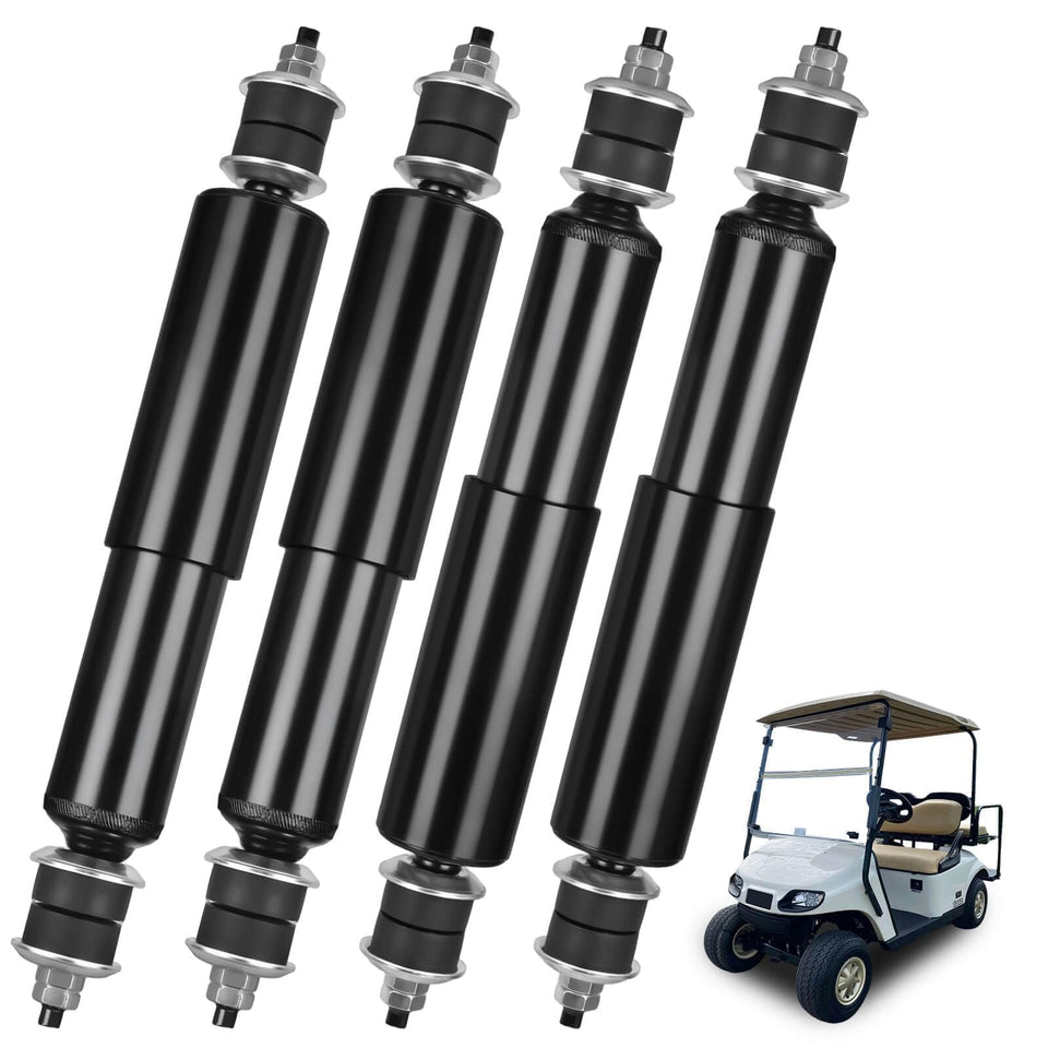 LEAPGOMAX EZGO TXT front shock improves stability for a smoother ride on uneven terrain.