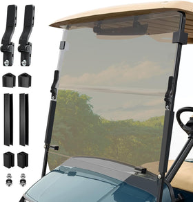 LEAPGOMAX EZGO TXT Medalist 5mm PC windshield with strong impact resistance