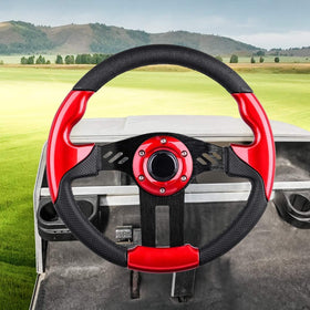 LEAPGOMAX EZGO TXT/RXV compatible wheel; adapter sold separately.