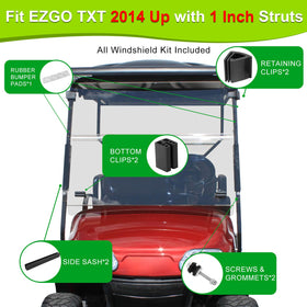 LEAPGOMAX EZGO TXT sash bottom clip close-up highlights secure fit.