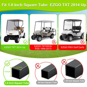 LEAPGOMAX EZGO TXT clip kit, side view shows quick drill-free installation suitability.