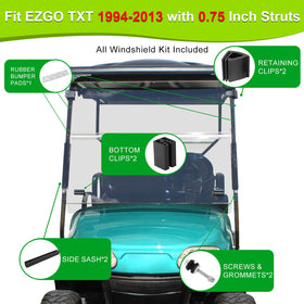 LEAPGOMAX EZGO TXT retaining clips prevent shifting on rough terrain