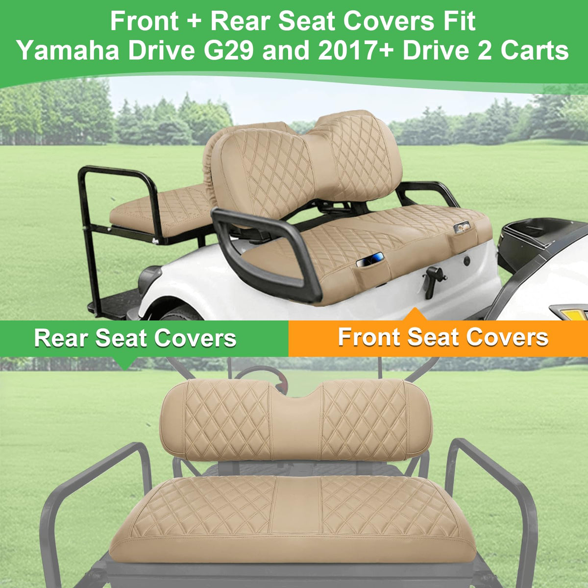 LEAPGOMAX front backrest cover improves comfort and keeps foam clean