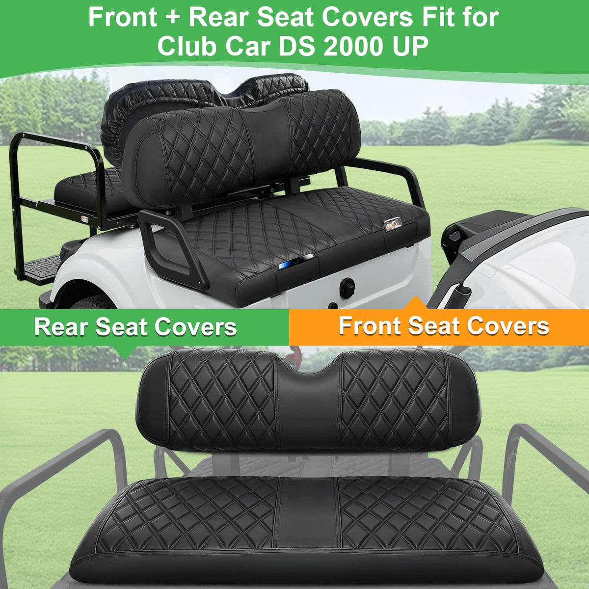 LEAPGOMAX front backrest cover shields the seatback from wear