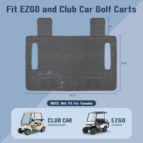 Two front pockets on the LEAPGOMAX seat cover keep golf essentials organized