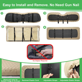 LEAPGOMAX front pocket and towel keep essentials handy