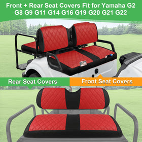 LEAPGOMAX front backrest for Yamaha G22 with durable, wipe-clean surface.