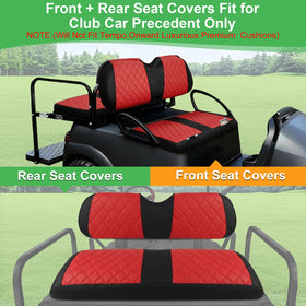 LEAPGOMAX front seat backrest provides a secure fit for Club Car Precedent.