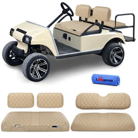 LEAPGOMAX front seat cover for Club Car DS protects against wear and splashes