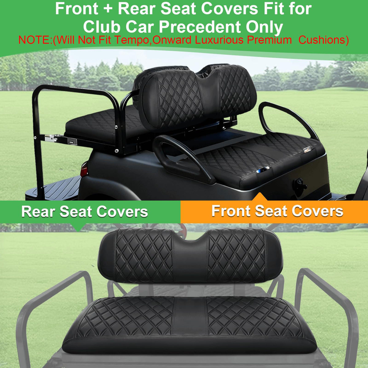 LEAPGOMAX front backrest cover protects against wear while maintaining a premium look.