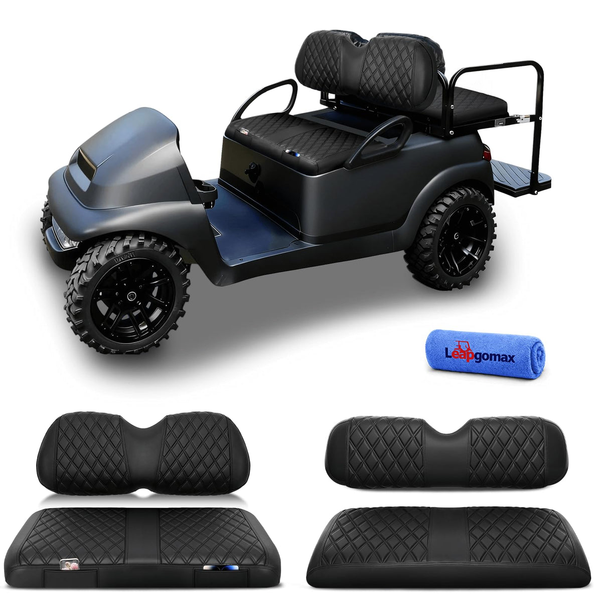 LEAPGOMAX front cushion seat cover for Club Car Precedent adds comfort and protection.